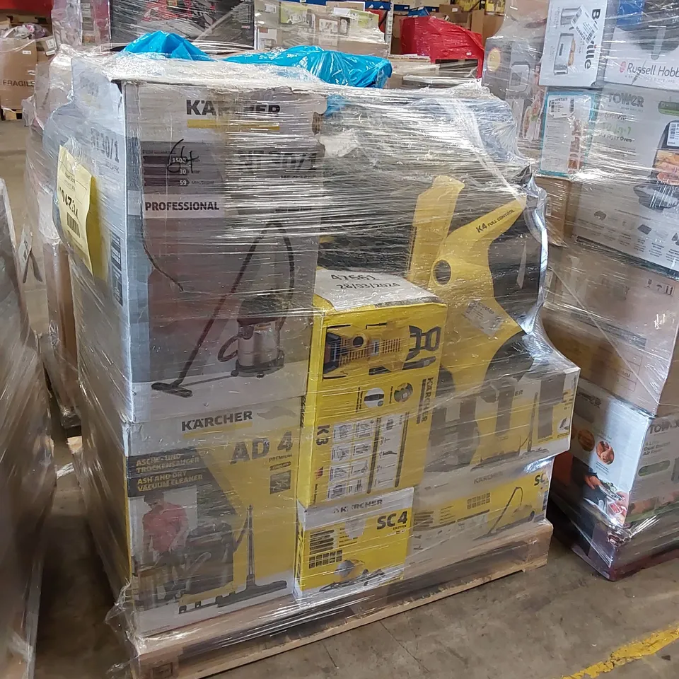 PALLET OF APPROXIMATELY 25 UNPROCESSED RAW RETURN HOUSEHOLD AND ELECTRICAL GOODS TO INCLUDE;