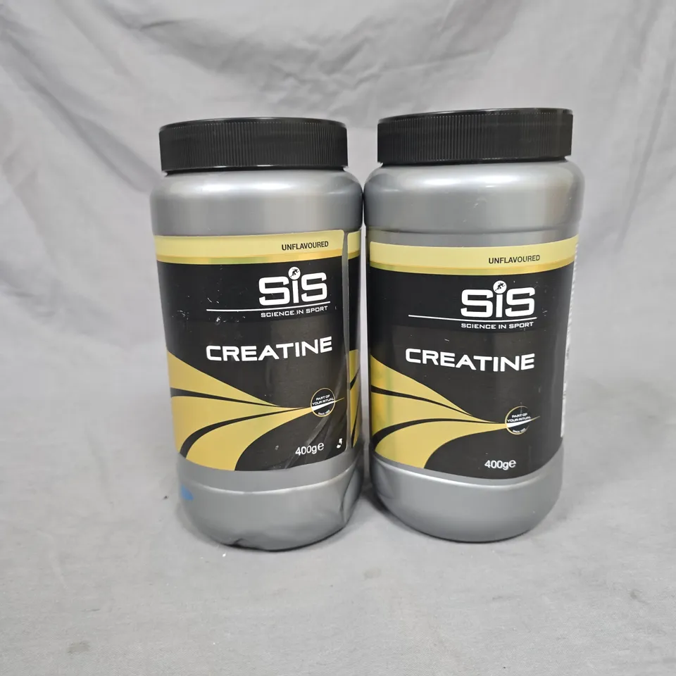 LOT OF 2 SIS CREATINE TUBS - 400G