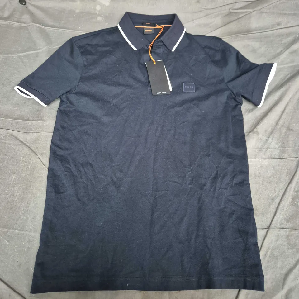 BOSS POLO IN NAVY - MEDIUM
