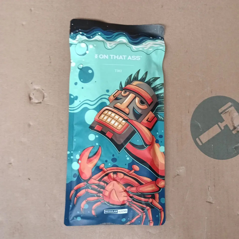 BAGGED ON THAT ASS TIKI REGULAR SOCKS SIZE 43-46