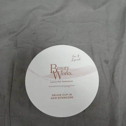 BEAUTY WORKS DELUXE CLIP-IN HAIR EXTENSIONS - 16" AMALFI BLONDE