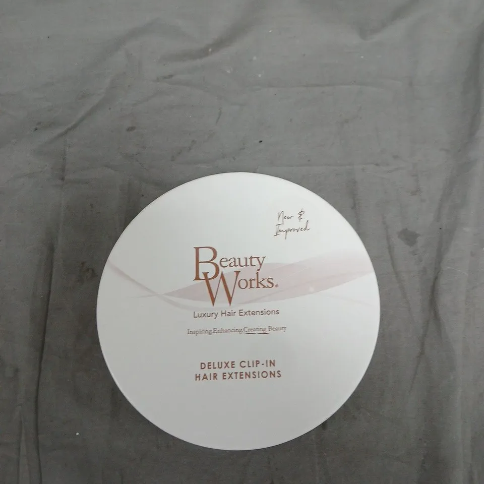 BEAUTY WORKS DELUXE CLIP-IN HAIR EXTENSIONS - 16" AMALFI BLONDE