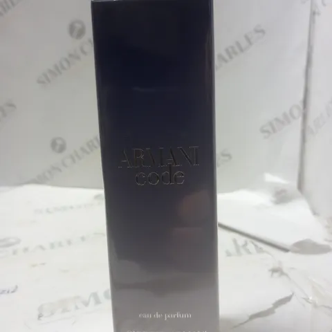 BOXED AND SEALED ARMANI CODE GIORGIO ARMANI EAU DE PARFUM 50ML
