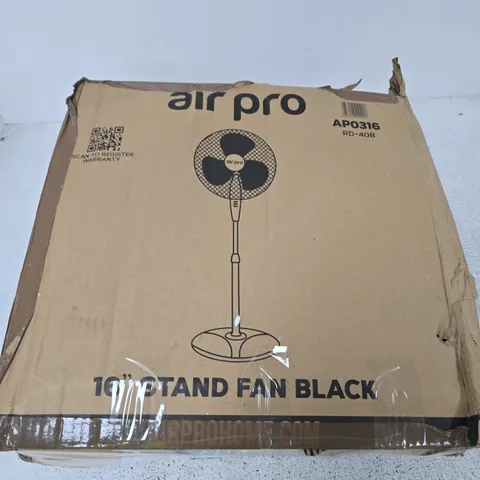 AIR PRO 10" STAND FAN – BLACK