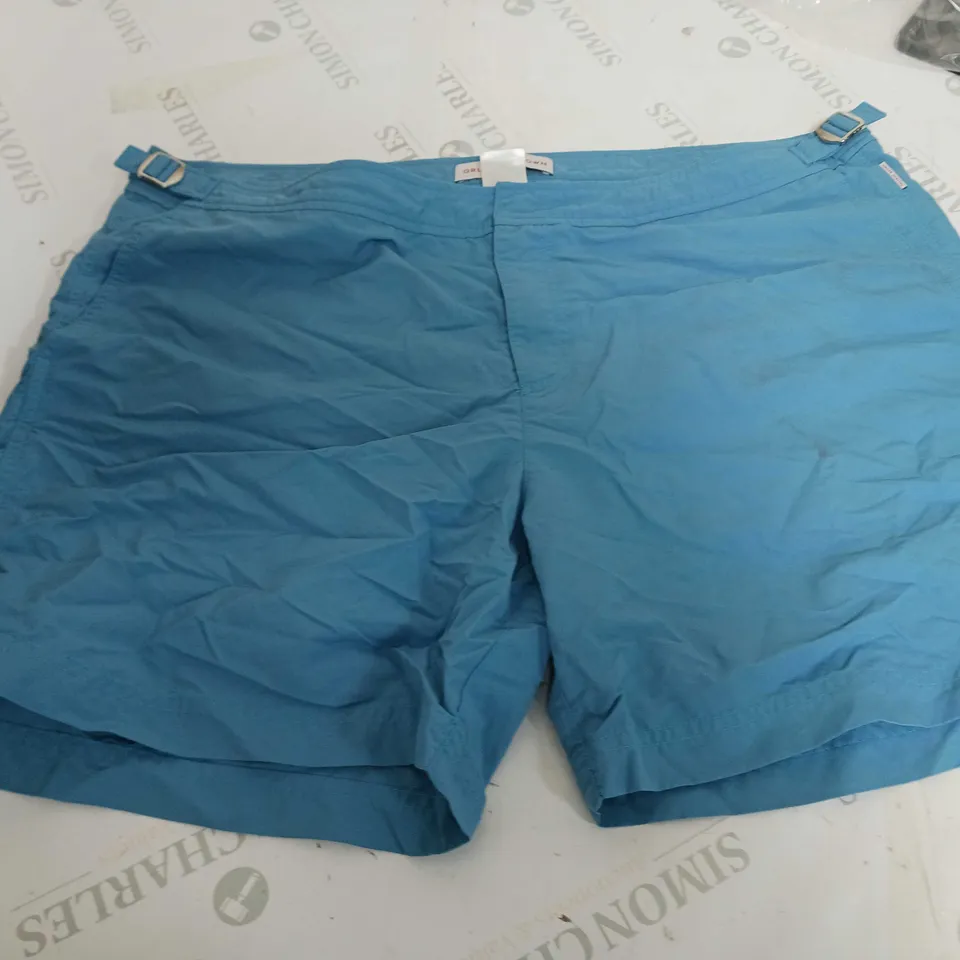 ORLEBEAR BROWN RIVIERA SHORTER-LENGTH SWIM SHORTS - SIZE 40
