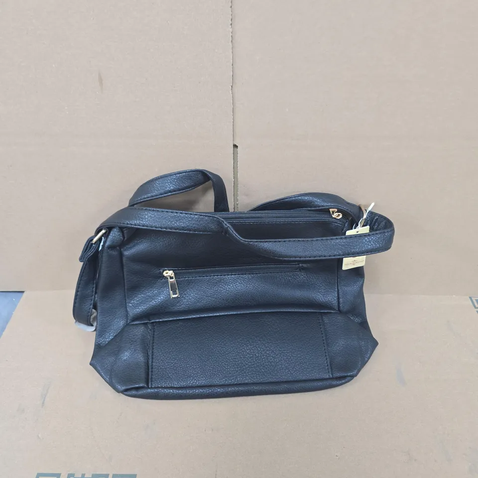 HOUSE OF MILANO NAVY LEATHER HANDBAG – WOMEN'S ACCESSORY