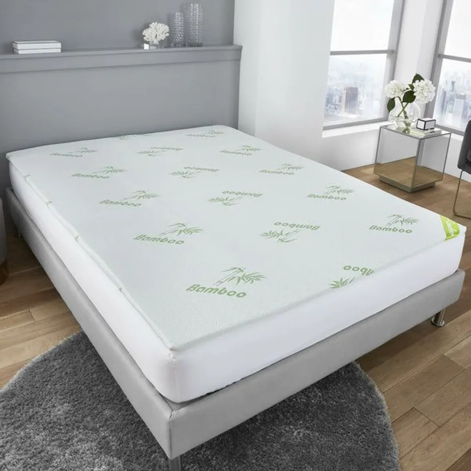 BOXED 4CM BAMBOO MATTRESS TOPPER