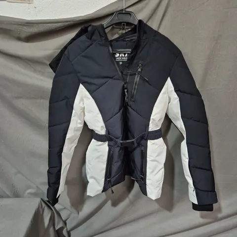JACK WILLS SKI JACKET β WOMEN'S, NAVY WITH WHITE PANELS, UK 10