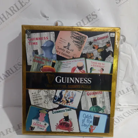 BOX GUINNESS 1000 PEICE FOIL ACCENTED PUZZLE