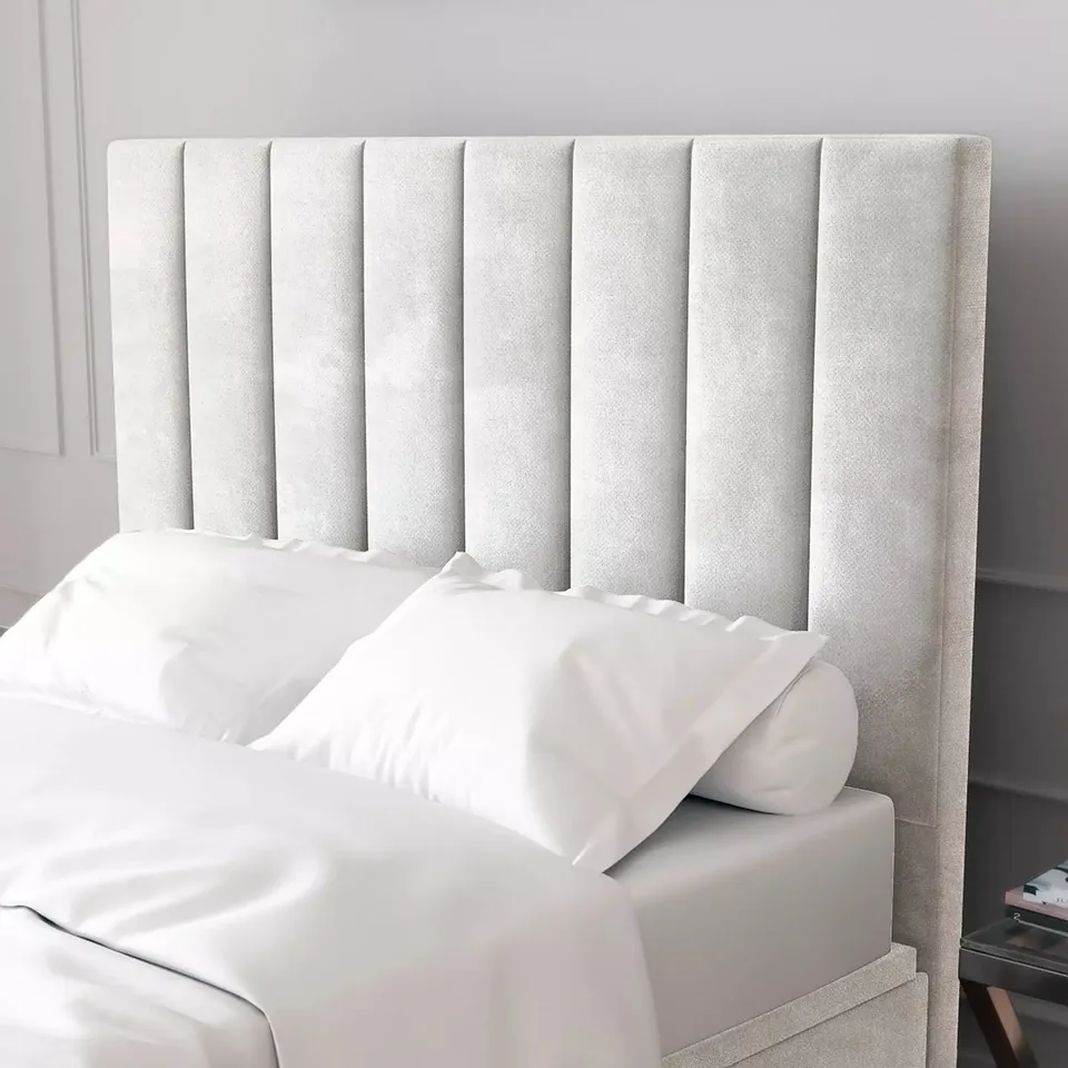 BOXED NOVA KING SIZE HEADBOARD - IVORY (1 BOX)
