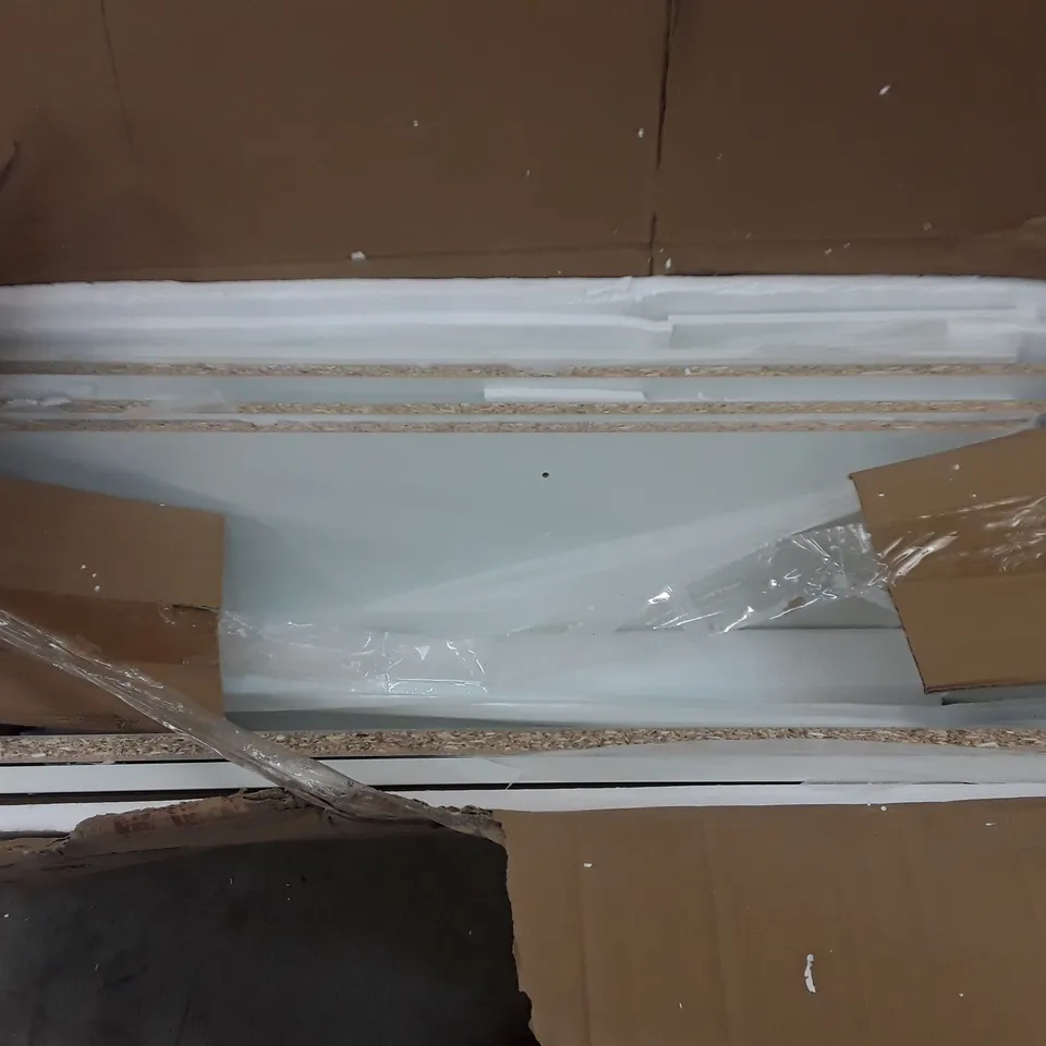 BOXED WHITE SIDEBOARD 