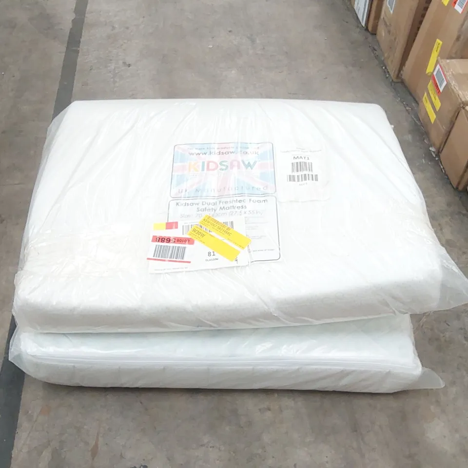 QUALITY BAGGED PERRIGO MACK + MILO FOAM MATTRESS - 70 x 140cm