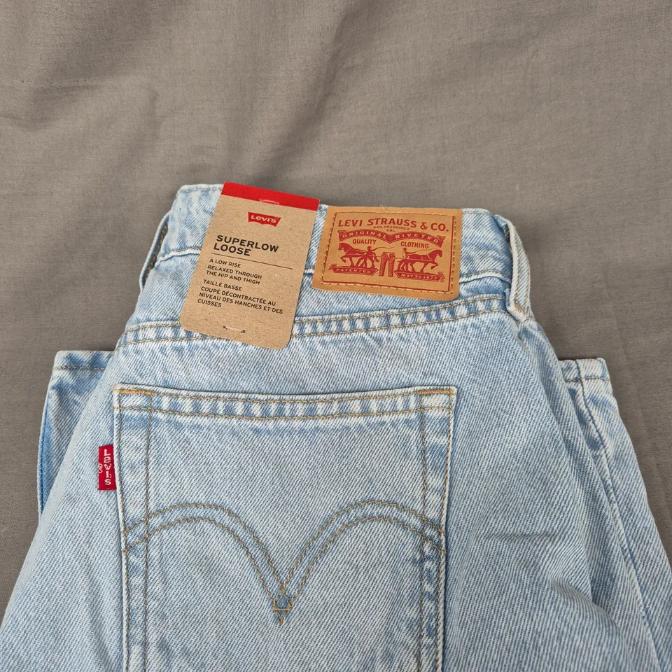 LEVIS STRAUSS SUPERLOW LOOSE DENIM JEANS SIZE W28