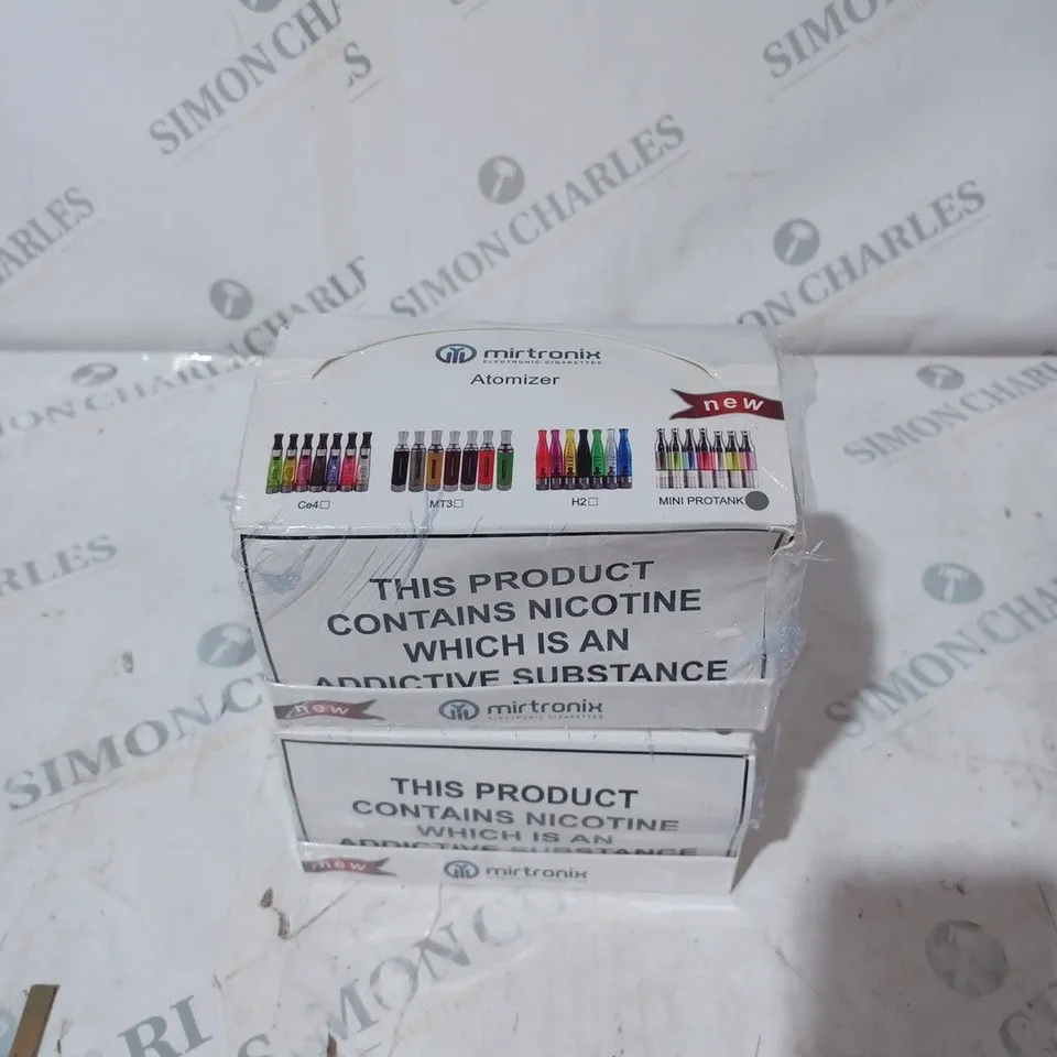 BOX OF 2 MIRTRONIX MINI PROTANK ATOMIIZER