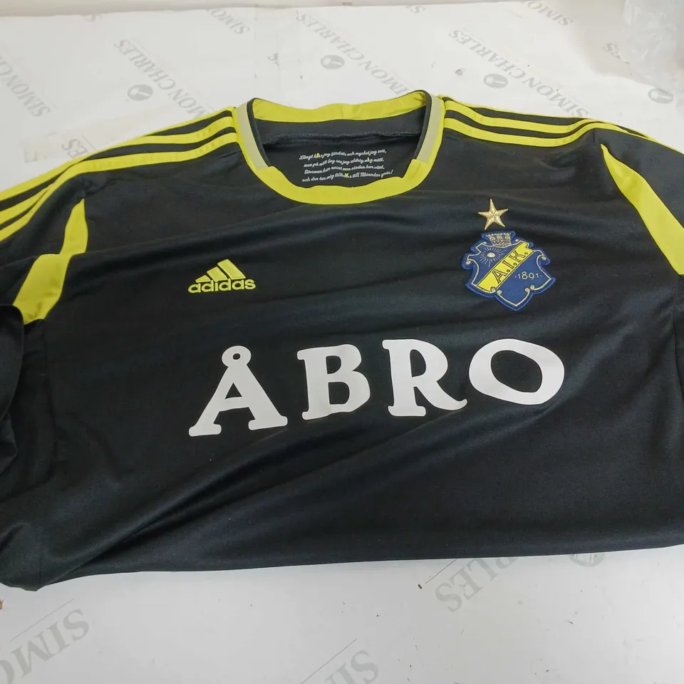 AIK BLACK & YELLOW KIT ADIDAS
