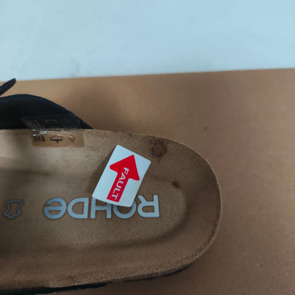 RHODE MULE BUCKLE SANDALS MULTI SIZE 4