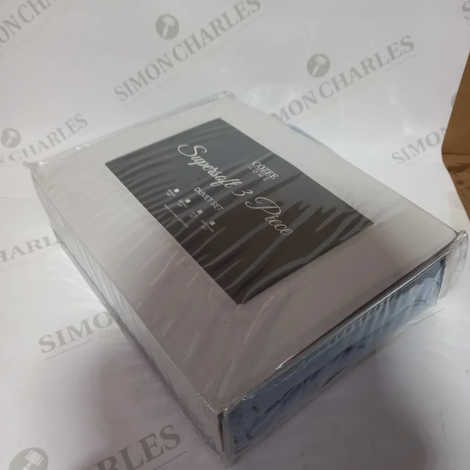 OUTLET SUPERSOFT BY COZEE HOME 3 PIECE DUVET SET - KING