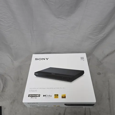 SONY X700/K ULTRA HD BLU-RAY PLAYER – BOXED