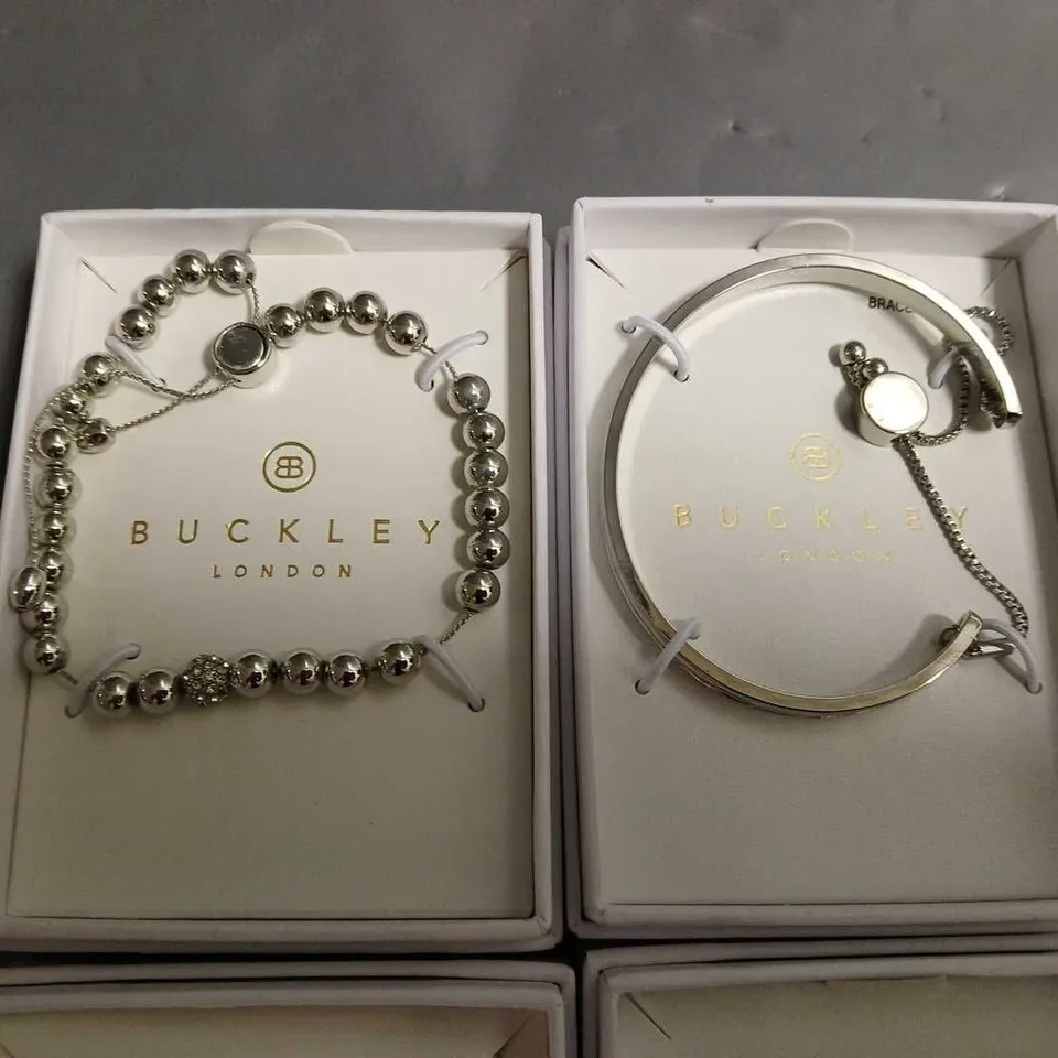 LOT OF 4 ASSORTED BOXED BUCKLEY LONDON JEWELLERY ITEMS 