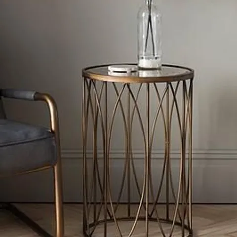 BOXED GALLERY DIRECT DINA READY ASSEMBLED SIDE TABLE (1 BOX)