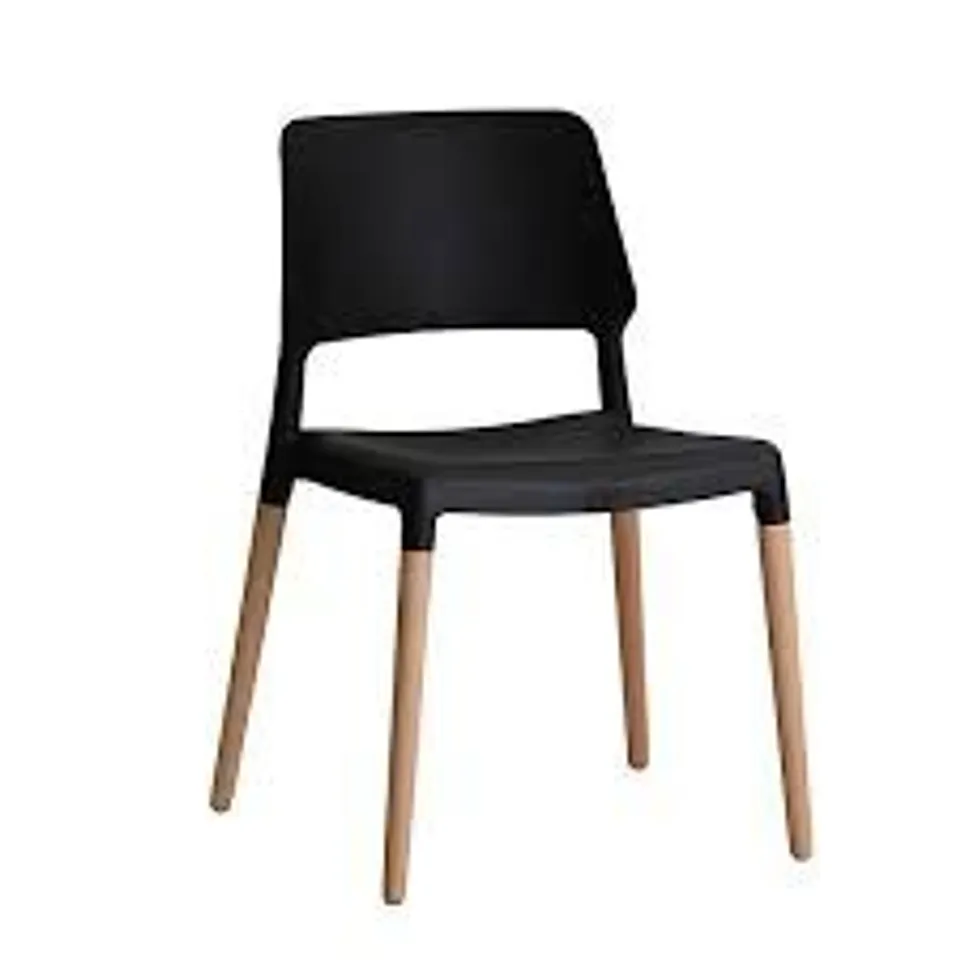 BOXED RIVA CHAIR - BLACK