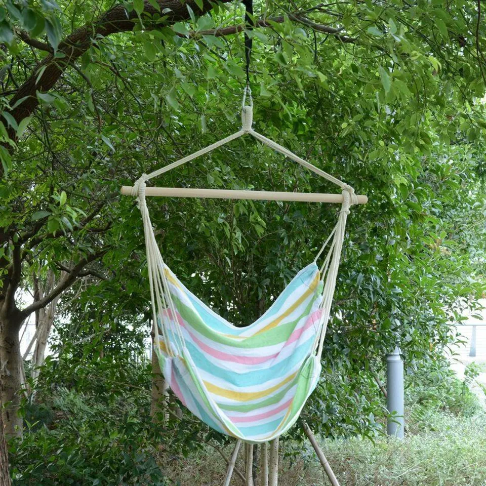 BOXED OUTDOOR HAMMOCK - BLUE FINISH