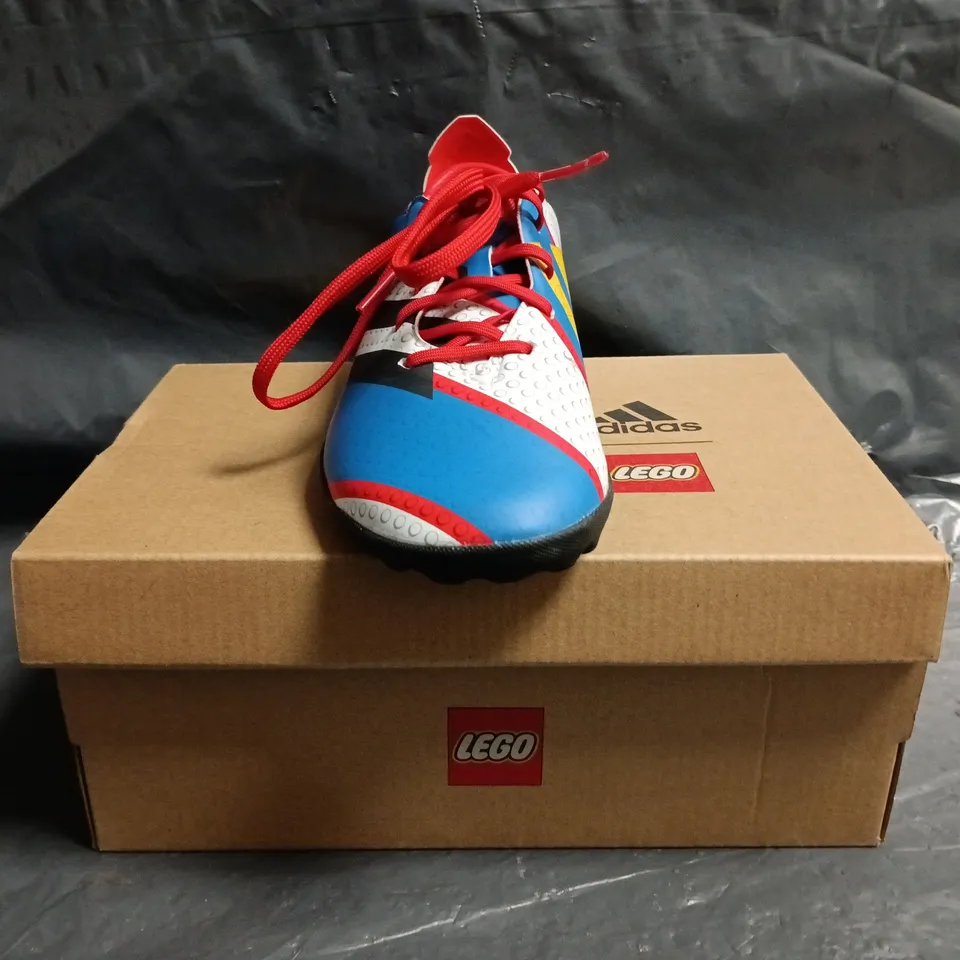 BOXED PAIR OF ADIDAS GAMEMODE TF KIDS TRAINERS IN MULTICOLOUR SIZE UK 13.5K