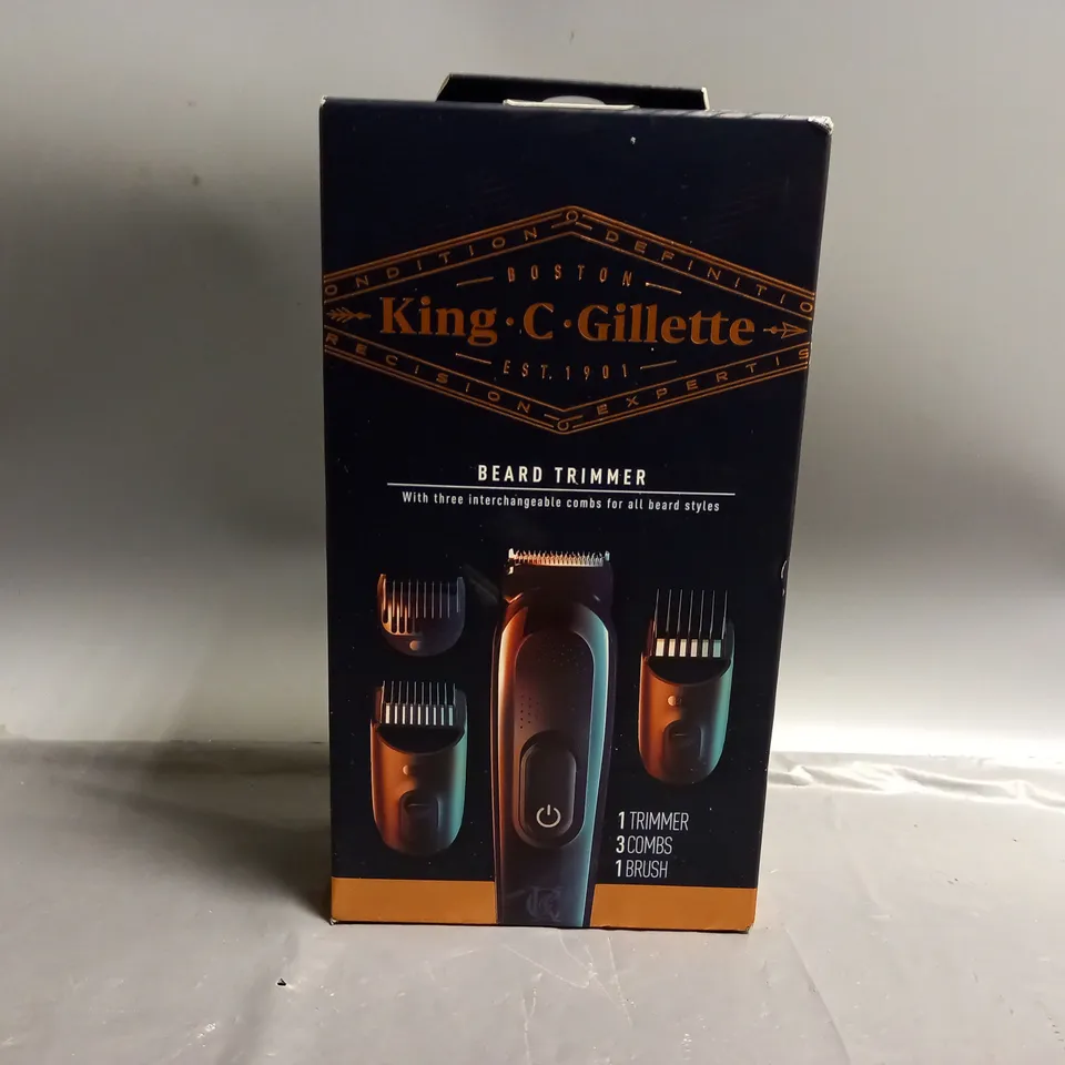 BOXED AND SEALED KING C GILLETTE BEARD TRIMMER 