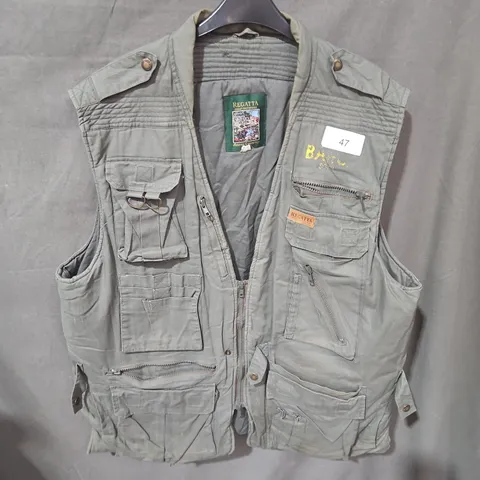 REGATTA GREAT OUTDOORS UTILITY VEST – OLIVE, MEN'S - XL