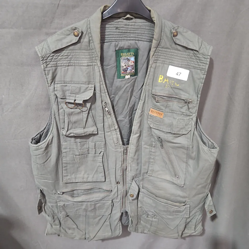REGATTA GREAT OUTDOORS UTILITY VEST – OLIVE, MEN'S - XL