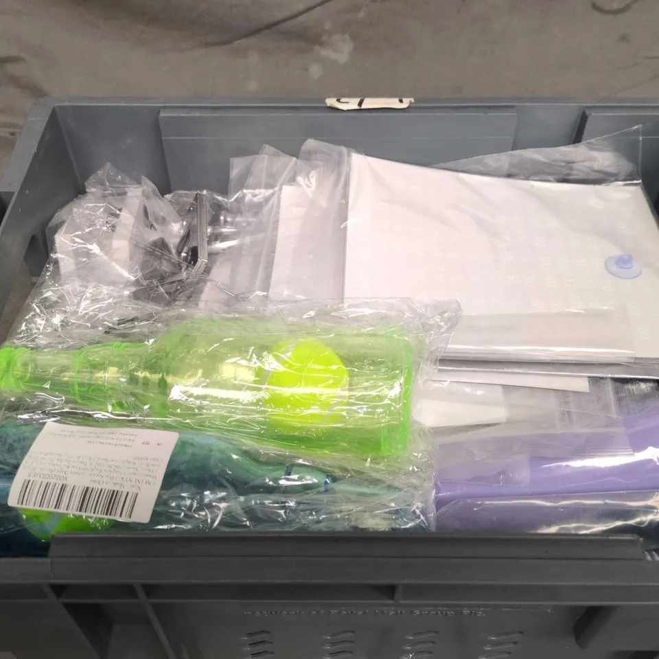 APPROXIMATELY 15 ASSORTED HOUSEHOLD ITEMS TO INCLUDE GOLF BALLS , SMALL TENNIS BALLS , PAPER , ETC 