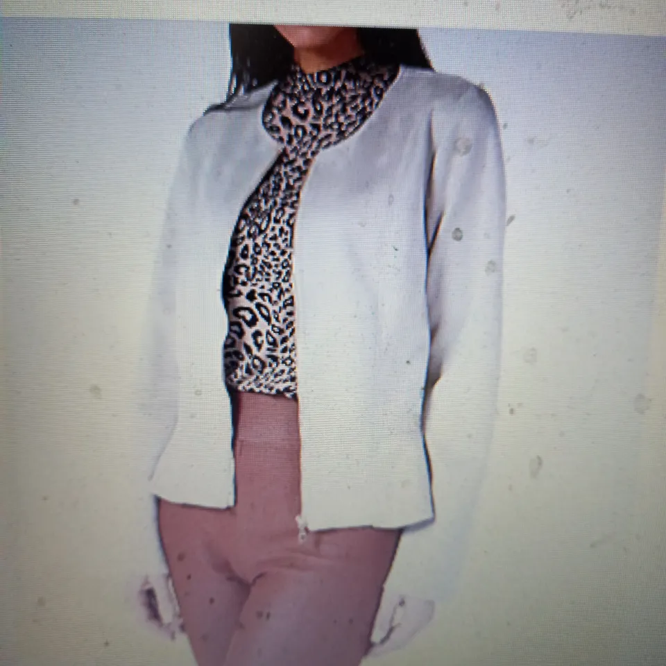 8 x BRAND NEW KIM & CO. ZIP THROUGH LADIES STRETCH SUEDE PEPLUM JACKET OYSTER SIZE XL