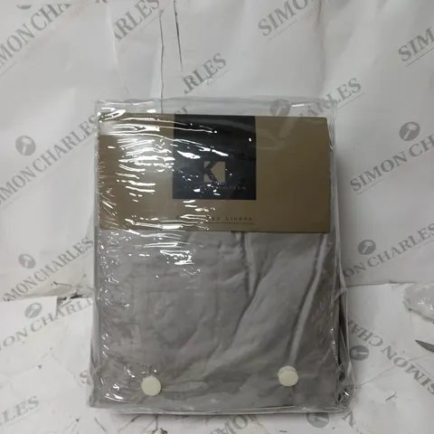 KELLY HOPPEN 4 PIECE STARE DUVET SET SILVER GREY DOUBLE