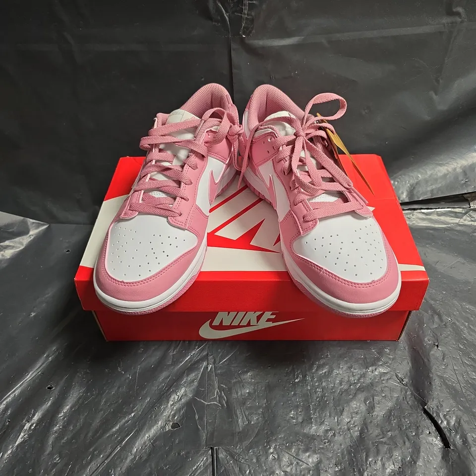 NIKE DUNK LOW NEXT NATURE WOMEN'S PINK/WHITE SNEAKERS – UK 6 (US 8.5)