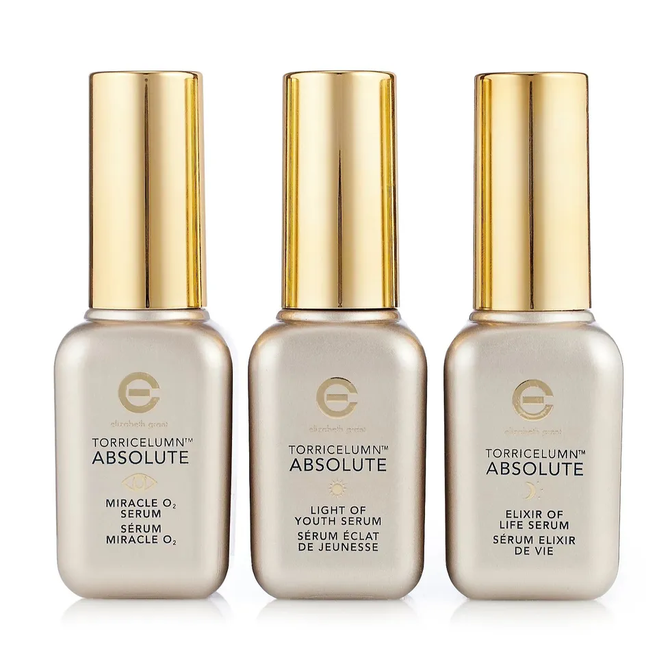 ELIZABETH GRANT TORRICELUMN DAY, NIGHT & EYE SERUM TRIO