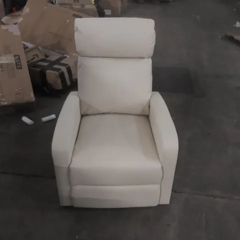 FAUX LEATHER MANUAL RECLINER