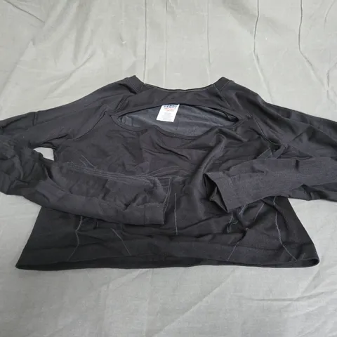 GYMSHARK APEX CONTRAST LONG SLEEVE TOP SIZE L