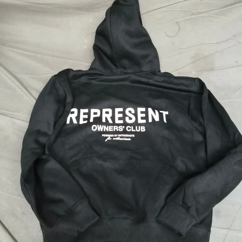 REPRESENT OWNERS CLUB HOODIE IN BLACK - MEDIUM