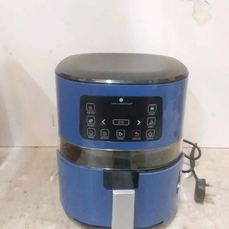 BOXED COOKS ESSENTIALS AIR FRYER - BLUE 