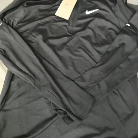 NIKE PACER MEN'S LONG SLEEVED RUNNING TOP IN BLACK SIZE MEDIUM