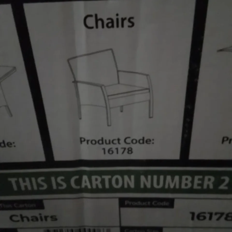 BOXED POLYWOOD X3 CHAIRS