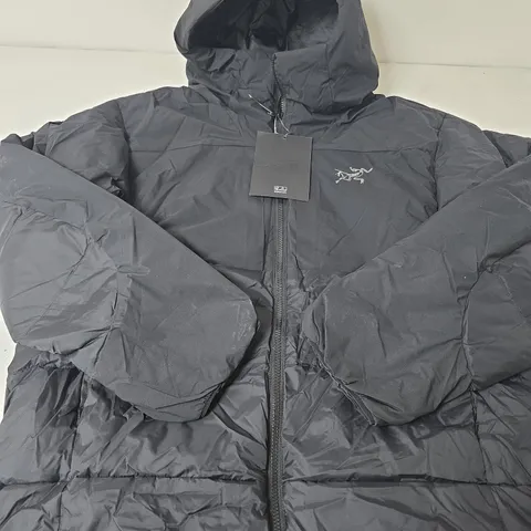 ARC'TERYX HOODED PUFFER JACKET β BLACK - SIZE XXL