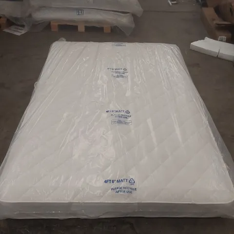 QUALITY BAGGED DOUBLE 135cm AIRSPRUNG LUXURY QUILTED MEDIUM MATTRESS