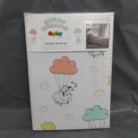 SEALED PORTFOLIO SHEEP DREAMS DUVET SET - DOUBLE 