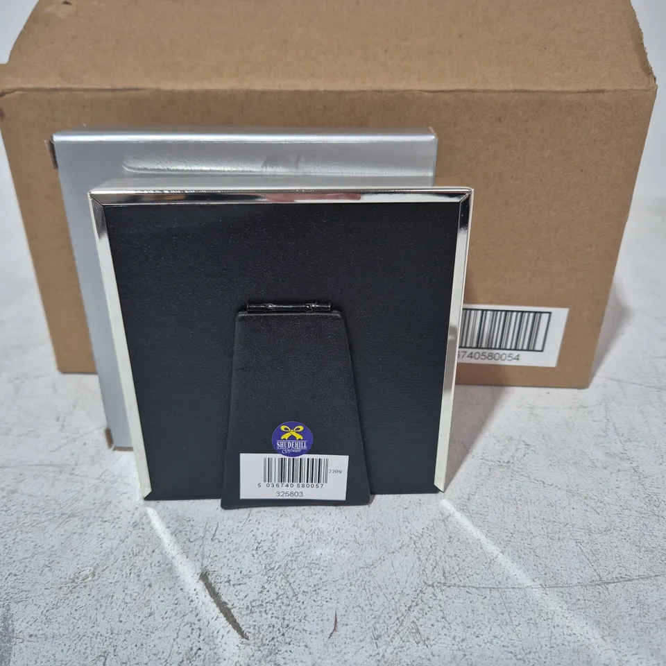 LOT OF 12 AS NEW 25TH ANNIVERSARY 8X8CM PHOTO FRAMES
