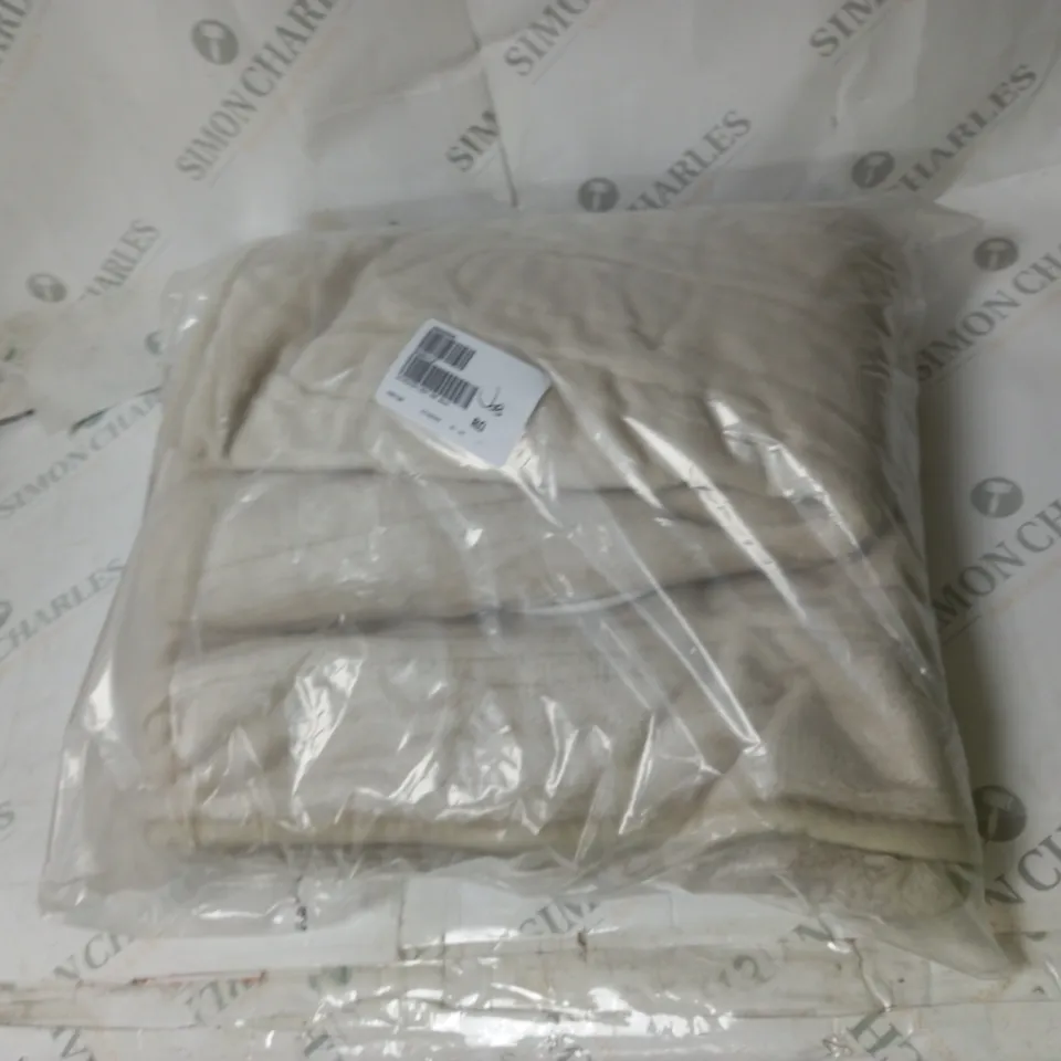 COZEE HOME HEATED BLANKET IN STONE 