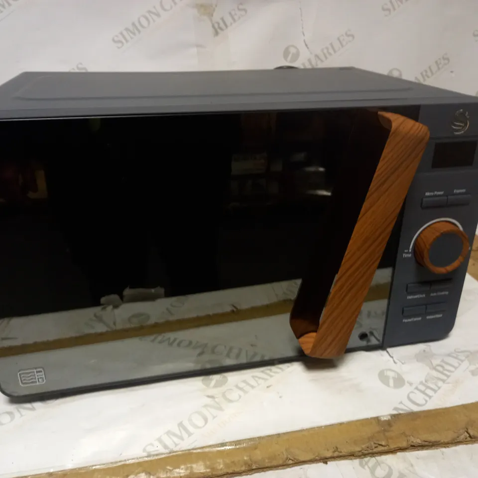 SWAN 20L NORDIC DIGITAL LED MICROWAVE - GREY