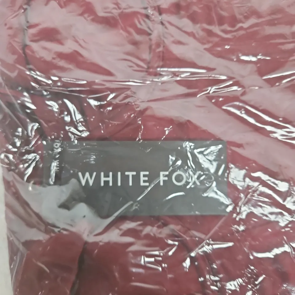 WHITE FOX PARK AVENUE PRINCESS MINI DRESS – BURGUNDY – SIZE S