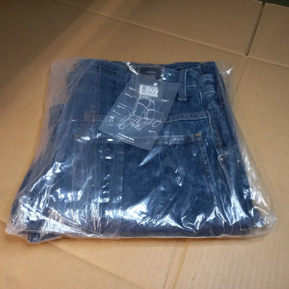 PACKAGED G-STAR RAW BLUE JEANS - SIZE W31/L34