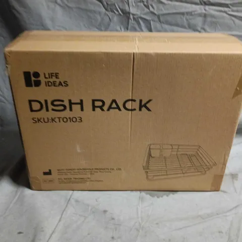 LIFE IDEAS DISH RACK – KITCHEN ORGANISER, BOXED 